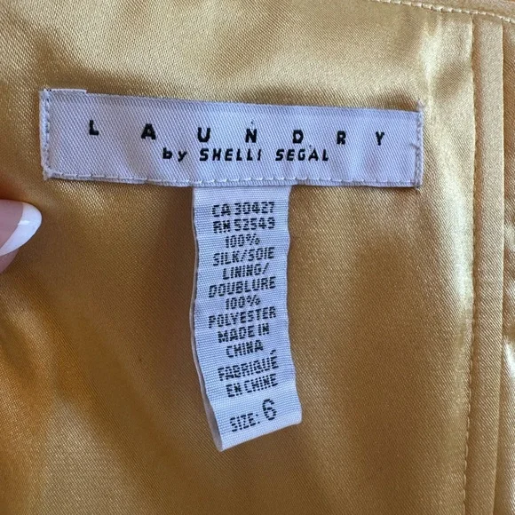 Laundry by Shelli Sehgal 100% Silk 2 Tone Beach Resort Wear Maxi Dress (Size 6) - Picture 9 of 10